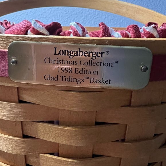 Longaberger Vintage Christmas Collection 1998 Edition Glad Tidings Basket Combo. - Picture 7 of 13